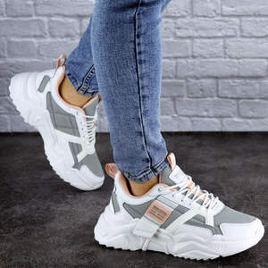 Женские кроссовки Fashion Kirsty 1885 36 размер 23 см Серый Женские кроссовки Fashion Kirsty 1885 36 размер 23 см Серый